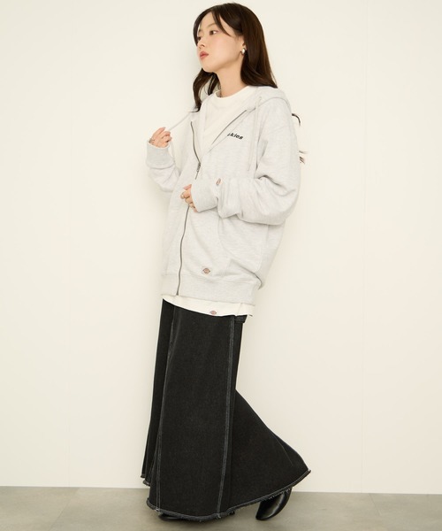 Dickies(ディッキーズ)の「Dickies 裏毛フルジップパーカ(パーカー・メンズ・ブラック/アッシュグレー/ブラウン・L/M/XXL/XL)」の20枚目の写真
