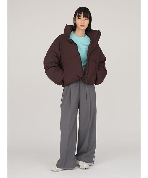 emmi（エミ）の「イージーケアサイドラインパンツ（スラックス・レディース・ブラック/オフホワイト/グレー・0/1）」の20枚目の写真