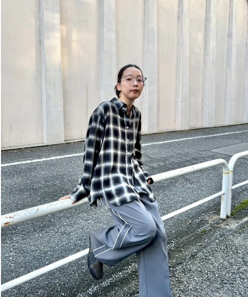 セール】イージーケアサイドラインパンツ（スラックス）｜emmi（エミ