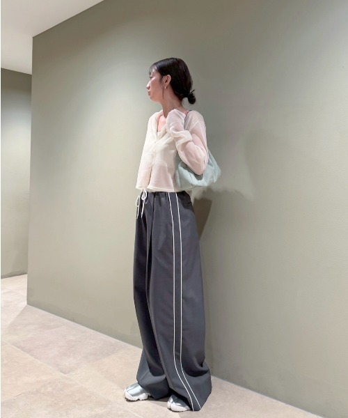 セール】イージーケアサイドラインパンツ（スラックス）｜emmi（エミ