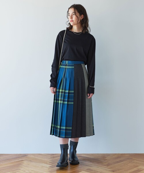 green label relaxing（グリーンレーベルリラクシング）の「シアー ロングスリーブ Tシャツ（Tシャツ/カットソー・レディース・オフホワイト/ブラック/ライトピンク/ライトブルー/その他1/その他2・FREE）」の19枚目の写真