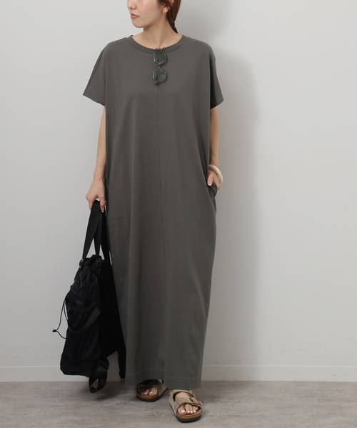 JOURNAL STANDARD relume（ジャーナルスタンダード　レリューム）の「ドルマンスリーブカットソーワンピース（ワンピース・レディース・チャコールグレー/ブラウン系その他・FREE）」の11枚目の写真