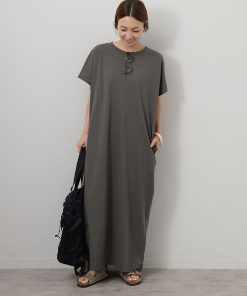 JOURNAL STANDARD relume（ジャーナルスタンダード　レリューム）の「ドルマンスリーブカットソーワンピース（ワンピース・レディース・チャコールグレー/ブラウン系その他・FREE）」の12枚目の写真