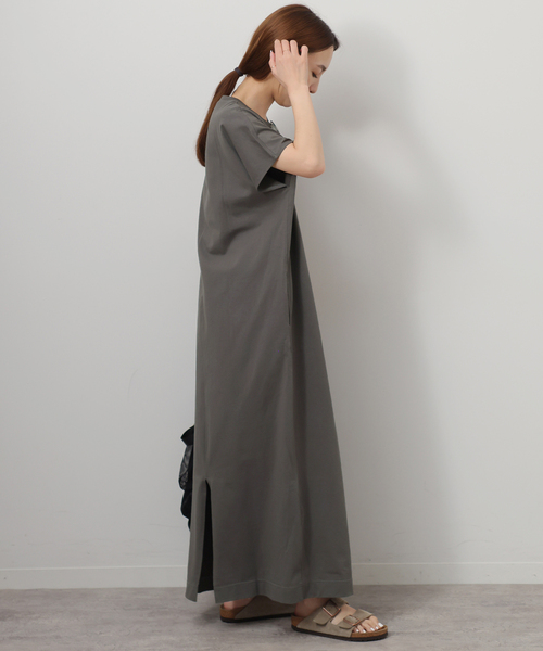 JOURNAL STANDARD relume（ジャーナルスタンダード　レリューム）の「ドルマンスリーブカットソーワンピース（ワンピース・レディース・チャコールグレー/ブラウン系その他・FREE）」の14枚目の写真