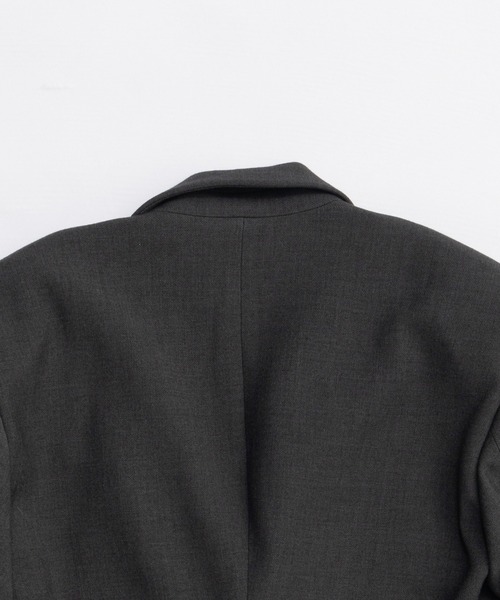 PRANK PROJECT（プランクプロジェクト）の「【2025Autumn Pre-Order】ツイストタックジャケット / Twist-tuck jacket（テーラードジャケット・レディース・ブラック/チャコールグレー・36/38）」の15枚目の写真