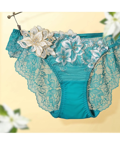 HIMICO(ヒミコ)の「ヒミコ 028シリーズ レギュラーショーツ M~L(ショーツ・レディース・ピンク/オレンジ/エメラルド・MEDIUM/LARGE)」の2枚目の写真