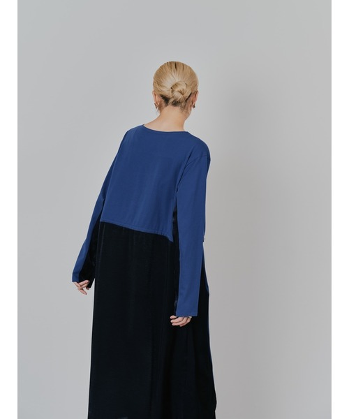 DOLLUPOOPS（ドールアップウップス）の「箔プリントカットソーワンピース（ワンピース・レディース・ブルー/ブラック/ブラウン・38）」の20枚目の写真