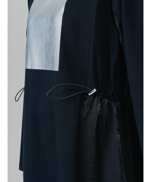 DOLLUPOOPS（ドールアップウップス）の「箔プリントカットソーワンピース（ワンピース・レディース・ブルー/ブラック/ブラウン・38）」の11枚目の写真