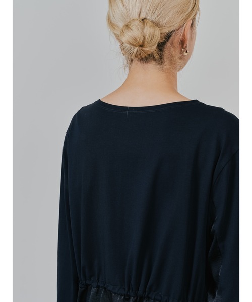 DOLLUPOOPS（ドールアップウップス）の「箔プリントカットソーワンピース（ワンピース・レディース・ブルー/ブラック/ブラウン・38）」の12枚目の写真