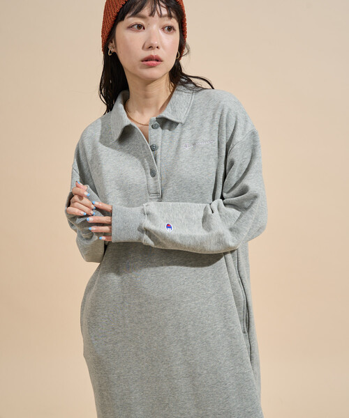 セール】Champion × FREAK'S STORE/チャンピオン 別注 ポロワンピース