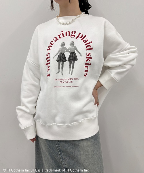 GOOD ROCK SPEED（グッドロックスピード）の「【GOOD ROCK SPEED】LIFE PICTURE COLLECTION クルーネックスウェット（スウェット・レディース・アッシュ/ブラック/ホワイト・FREE）」の12枚目の写真