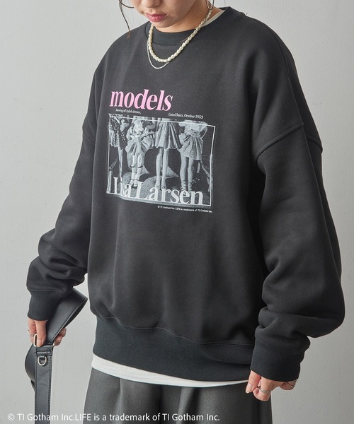 GOOD ROCK SPEED（グッドロックスピード）の「【GOOD ROCK SPEED】LIFE PICTURE COLLECTION クルーネックスウェット（スウェット・レディース・アッシュ/ブラック/ホワイト・FREE）」の17枚目の写真