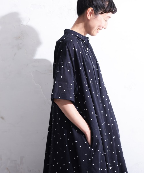 soulberry(ソウルベリー)の「星屑のワンピース(ワンピース・レディース・ネイビー・L/M/LL/3L/4L/5L)」の7枚目の写真