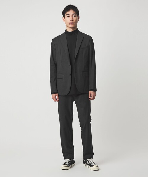 green label relaxing（グリーンレーベルリラクシング）の「TW サージ ナロー ユーティリティパンツ S1 イージーパンツ -ストレッチ-（その他パンツ・メンズ・ダークグレー/モカ/ネイビー・S/M/L/XL）」の5枚目の写真