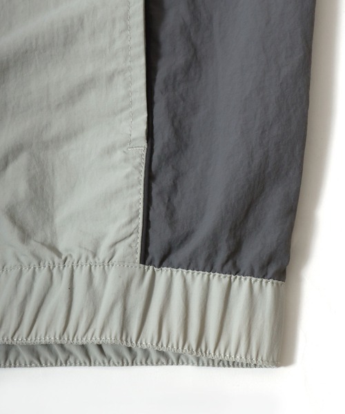 CONVERSE（コンバース）の「2026SS CONVERSE /コンバース ナイロン 撥水 ラグラン切替 ワンポイントロゴ刺繍 トラックジャケット スタンドジップアップブルゾン【セットアップ対応】（ナイロンジャケット・メンズ・アイボリー/ブラック/ネイビー・LL/M/L）」の20枚目の写真