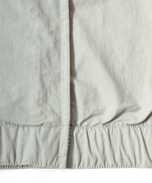 CONVERSE（コンバース）の「2026SS CONVERSE /コンバース ナイロン 撥水 ラグラン切替 ワンポイントロゴ刺繍 トラックジャケット スタンドジップアップブルゾン【セットアップ対応】（ナイロンジャケット・メンズ・アイボリー/ブラック/ネイビー・LL/M/L）」の14枚目の写真