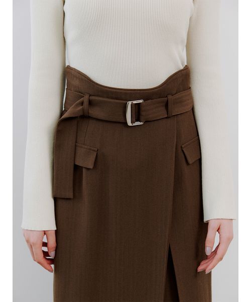 スナイデル　ベルトデザインタイトスカート ベルトデザインタイトスカート（スカート）｜SNIDEL（スナイデル