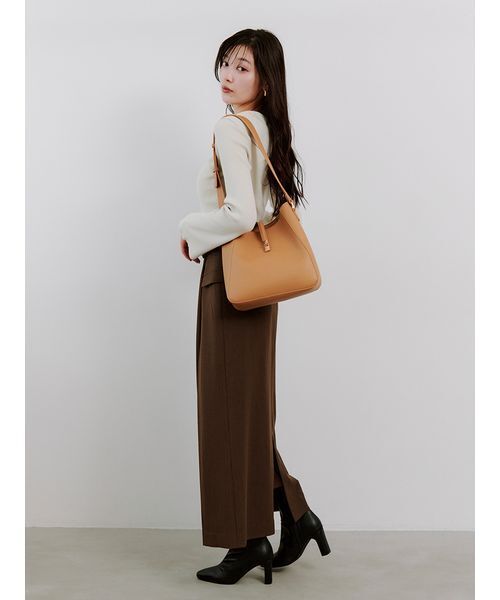 SNIDEL（スナイデル）の「ベルトデザインタイトスカート（スカート・レディース・ブラウン/グレー/アイボリー・0/1）」の22枚目の写真