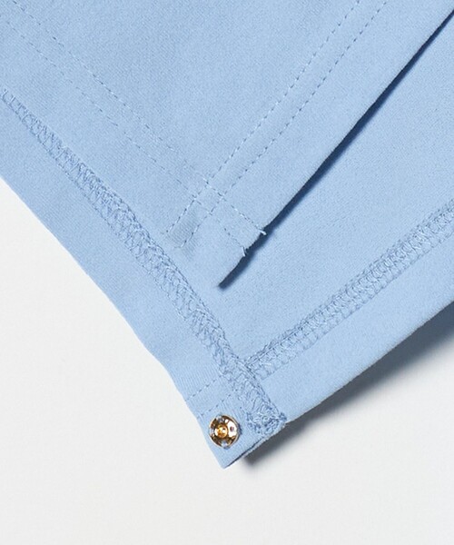 6（ロク）の「＜6(ROKU)＞ケープ ホルターネック ワンピース（ワンピース・レディース・ライトブルー/ブラック・38/36）」の18枚目の写真