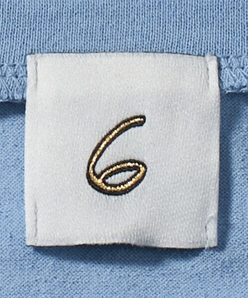 6（ロク）の「＜6(ROKU)＞ケープ ホルターネック ワンピース（ワンピース・レディース・ライトブルー/ブラック・38/36）」の20枚目の写真