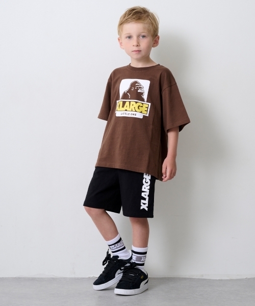 XLARGE KIDS(エクストララージキッズ)の「ロゴラインクルーソックス(ソックス/靴下・キッズ・ブラック/ホワイト/トップグレー・17-19cm/15-17cm/13-15cm/19-21cm)」の7枚目の写真