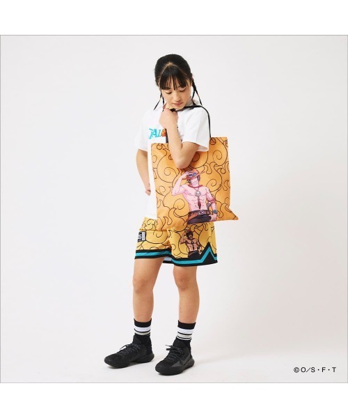 SPALDING(スポルディング)の「【SPALDING/スポルディング】パッカブルトートバッグ ONE PIECE/アニメワンピース(トートバッグ・メンズ・パープル/オレンジ/ホワイト×レッド・FREE)」の6枚目の写真