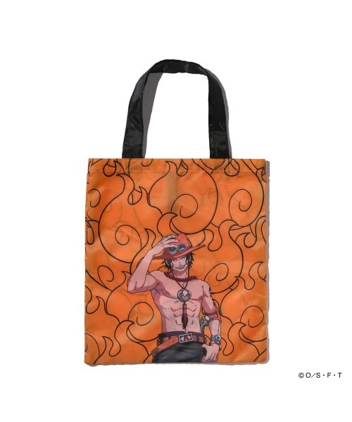 SPALDING(スポルディング)の「【SPALDING/スポルディング】パッカブルトートバッグ ONE PIECE/アニメワンピース(トートバッグ・メンズ・パープル/オレンジ/ホワイト×レッド・FREE)」の9枚目の写真