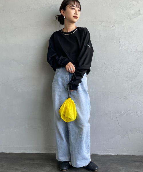 TATRAS（タトラス）の「[TATRAS/タトラス] OSMO クルーネック ロングスリーブTシャツ（Tシャツ/カットソー・レディース・ブラック・1/2/3）」の7枚目の写真
