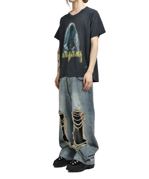 JUN/NAKAYAMA(ジュンナカヤマ)の「NUN T-SHIRTS(Tシャツ/カットソー・メンズ・ブラック・SMALL/MEDIUM/X-LARGE)」の5枚目の写真