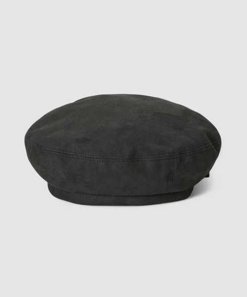 La Maison de Lyllis（メゾンドリリス）の「【La Maison de Lyllis(ラ メゾン ド リリス)】 FRANK BERET（ハンチング/ベレー帽・レディース・ブラック/キャメル・FREE）」の2枚目の写真