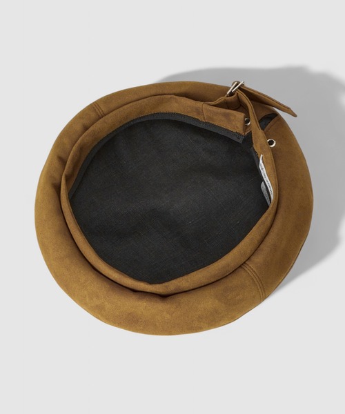 La Maison de Lyllis（メゾンドリリス）の「【La Maison de Lyllis(ラ メゾン ド リリス)】 FRANK BERET（ハンチング/ベレー帽・レディース・ブラック/キャメル・FREE）」の7枚目の写真