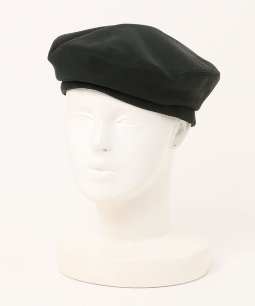 La Maison de Lyllis（メゾンドリリス）の「【La Maison de Lyllis(ラ メゾン ド リリス)】 FRANK BERET（ハンチング/ベレー帽・レディース・ブラック/キャメル・FREE）」の11枚目の写真