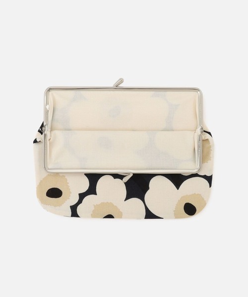 marimekko(マリメッコ)の「Mini Unikko / Puolikas Kukkaro pouch(ポーチ・レディース・ホワイト×ネイビー・FREE)」の8枚目の写真