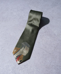 Quit Running（クイトランニング）の「総柄とろみネクタイ 犬・猫やアートモチーフ 幅広め（ネクタイ）」