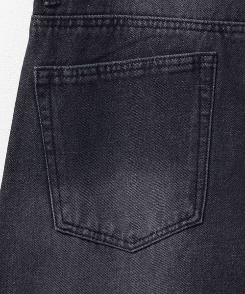 Mac-House（マックハウス）の「Curved Wide-Leg Denim Pants　デニムカーブワイドパンツ（デニムパンツ・メンズ・ブラック/ブラウン/ブルー/グレー・S/L/M）」の7枚目の写真