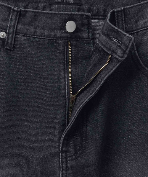 Mac-House（マックハウス）の「Curved Wide-Leg Denim Pants　デニムカーブワイドパンツ（デニムパンツ・メンズ・ブラック/ブラウン/ブルー/グレー・S/L/M）」の8枚目の写真