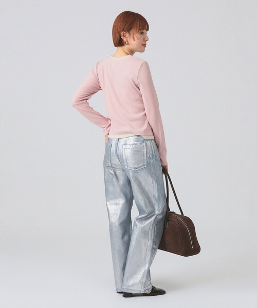 RIB レイヤード カーディガン［手洗い可］（カーディガン/ボレロ