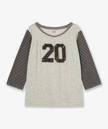 aeae（エーイーエーイー）の「STRIPE COMBI TEE（Tシャツ/カットソー）」