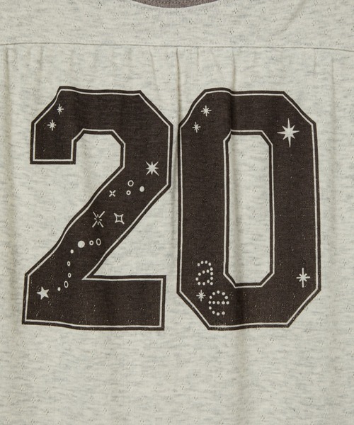 aeae（エーイーエーイー）の「STRIPE COMBI TEE（Tシャツ/カットソー・レディース・ネイビー/ブラウン・FREE）」の5枚目の写真