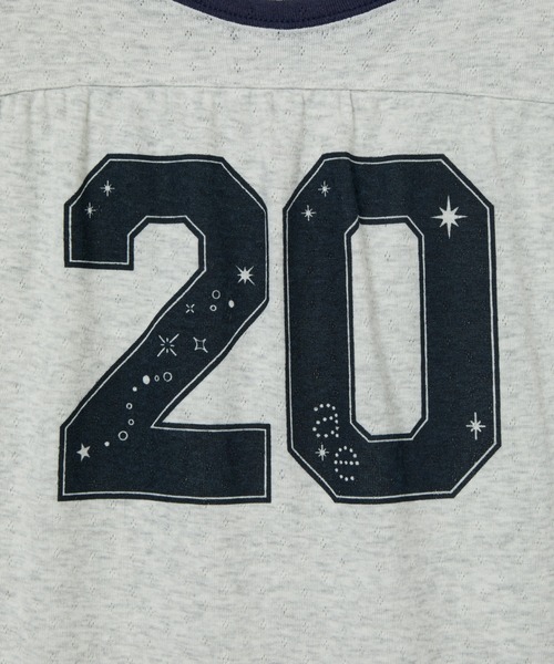 aeae（エーイーエーイー）の「STRIPE COMBI TEE（Tシャツ/カットソー・レディース・ネイビー/ブラウン・FREE）」の9枚目の写真