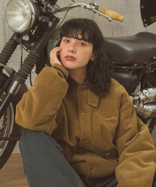 Zooodle（ズードル）の「Corduroy Boa Jacket - コーデュロイボアジャケット -（ブルゾン・メンズ・ブラック/ブラウン・LARGE/MEDIUM）」の20枚目の写真