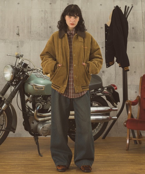 Zooodle（ズードル）の「Corduroy Boa Jacket - コーデュロイボアジャケット -（ブルゾン・メンズ・ブラック/ブラウン・LARGE/MEDIUM）」の16枚目の写真