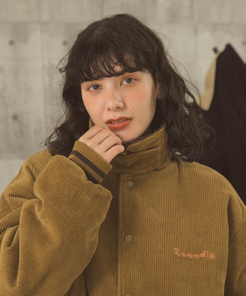 Zooodle（ズードル）の「Corduroy Boa Jacket - コーデュロイボアジャケット -（ブルゾン・メンズ・ブラック/ブラウン・LARGE/MEDIUM）」の13枚目の写真