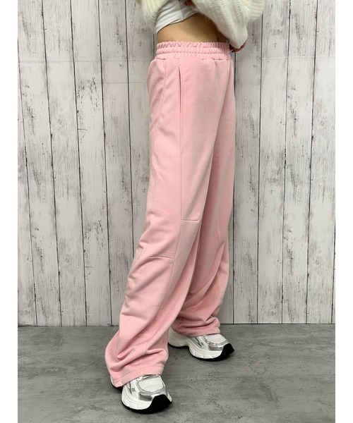 GORGE(ゴージ)の「《裾ドロスト×ゆるストレート》レディース スウェットパンツ カーブシルエット 楽ちん 秋冬 美脚(その他パンツ・レディース・グレー/ブラック/ブラウン/オートミール/ラベンダー/ピンク・F)」の21枚目の写真