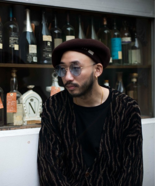 HUNTISM（ハンティズム）の「Rib Beret（ハンチング/ベレー帽・メンズ・ネイビー/ブラウン/ブラック・ONE SIZE）」の13枚目の写真