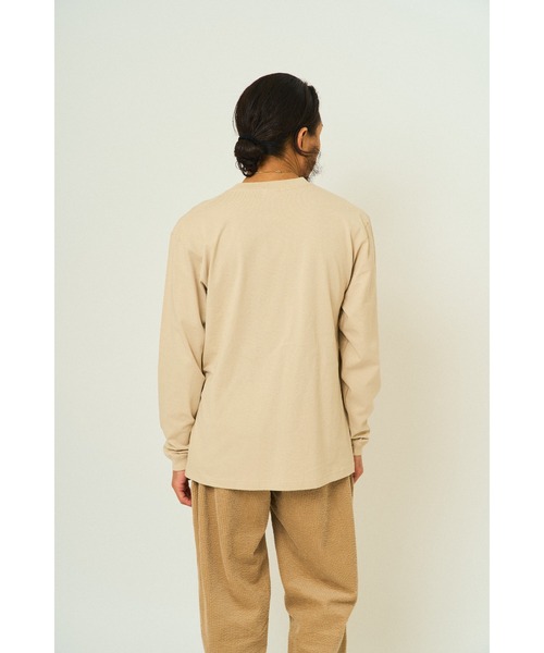BIG MIKE(ビッグマイク)の「BIG MIKE ビックマイク USA スケート オジサン 長袖Tシャツ ロンT / 102538373(Tシャツ/カットソー・メンズ・ダークグリーン/ストーン・LARGE/X-LARGE)」の6枚目の写真