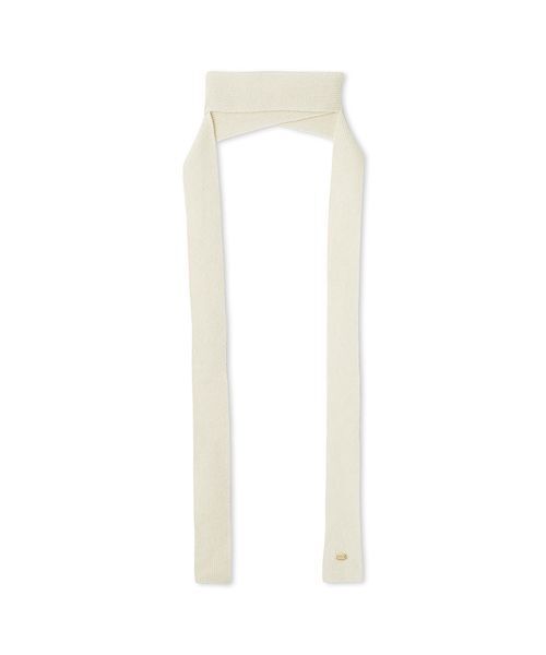 FRAY I.D（フレイアイディー）の「スキニーニットマフラー（ストール/ショール・レディース・その他/ホワイト/グレー/イエロー・F）」の2枚目の写真