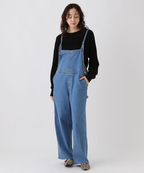 Elura（エルーラ）の「ミドルゲージゆるニット/589490（ニット/セーター・レディース・キャメル/ブラック/ライトベージュ・FREE）」の6枚目の写真