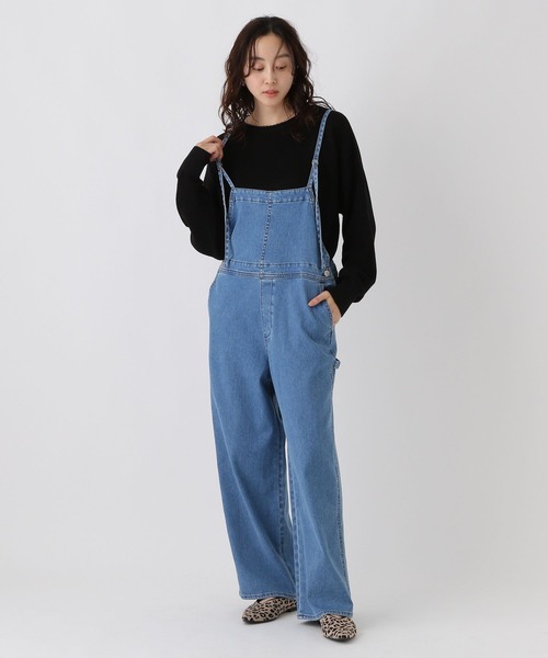 Elura（エルーラ）の「ミドルゲージゆるニット/589490（ニット/セーター・レディース・キャメル/ブラック/ライトベージュ・FREE）」の7枚目の写真