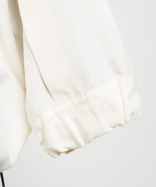 gomme（ゴム）の「T/Cグログラン　バルーンタックブルゾン（テーラードジャケット・レディース・アイボリー・MEDIUM）」の12枚目の写真